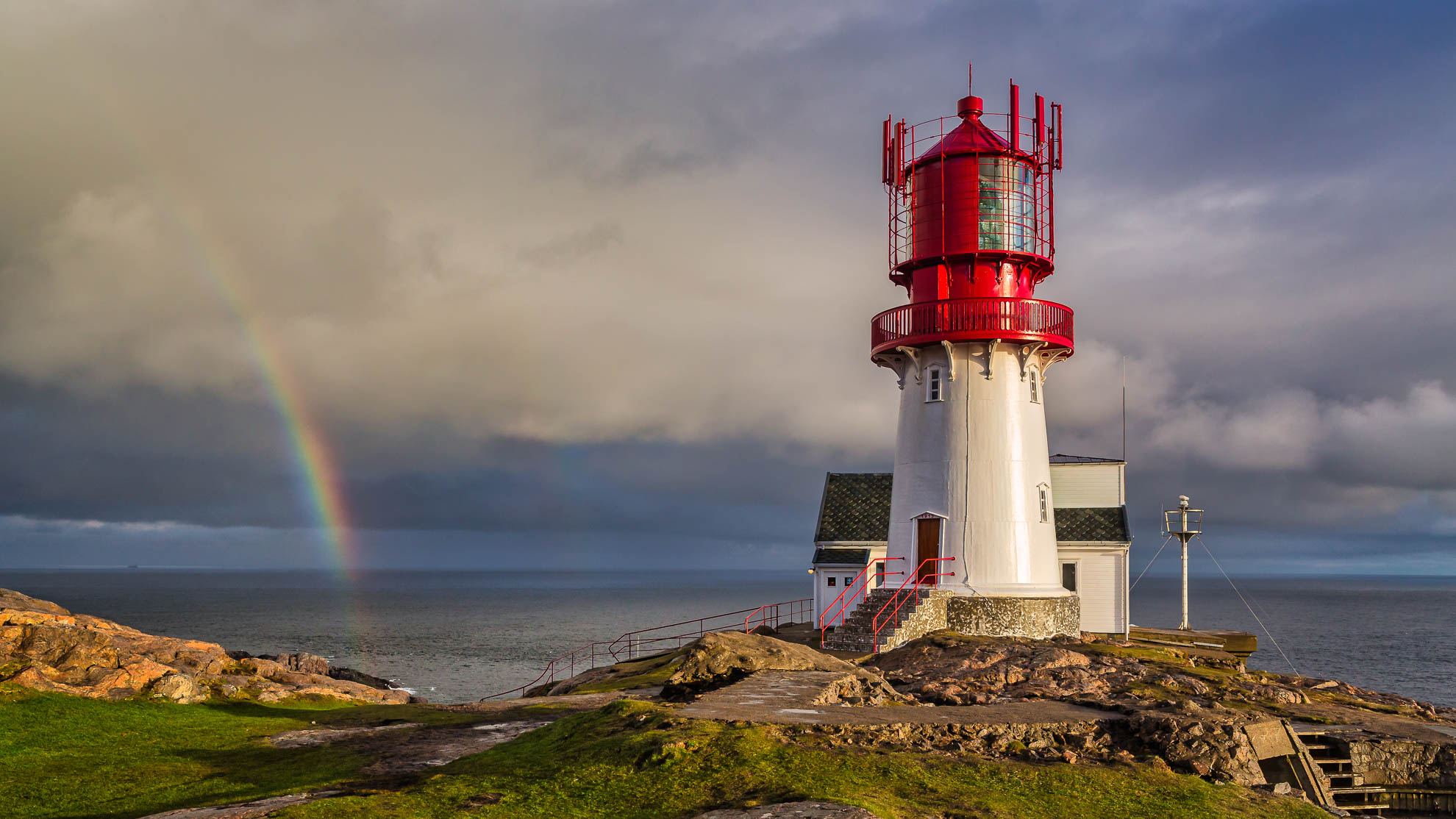 Lindesnes Fyr - Leuchtturm am Südkap von Norwegen