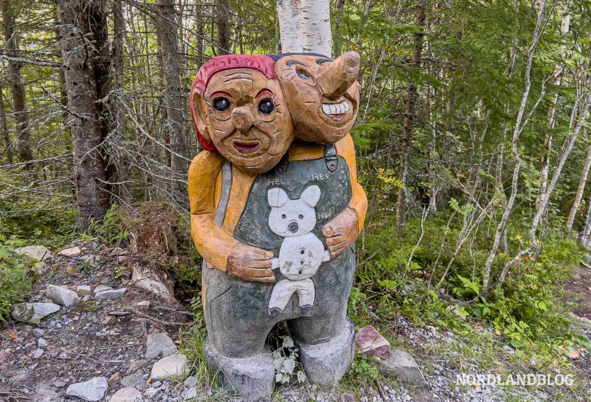 Figuren Wanderung Liegestuhl Oftenasen Steinkjer